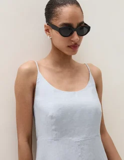 Linen Strappy Dress