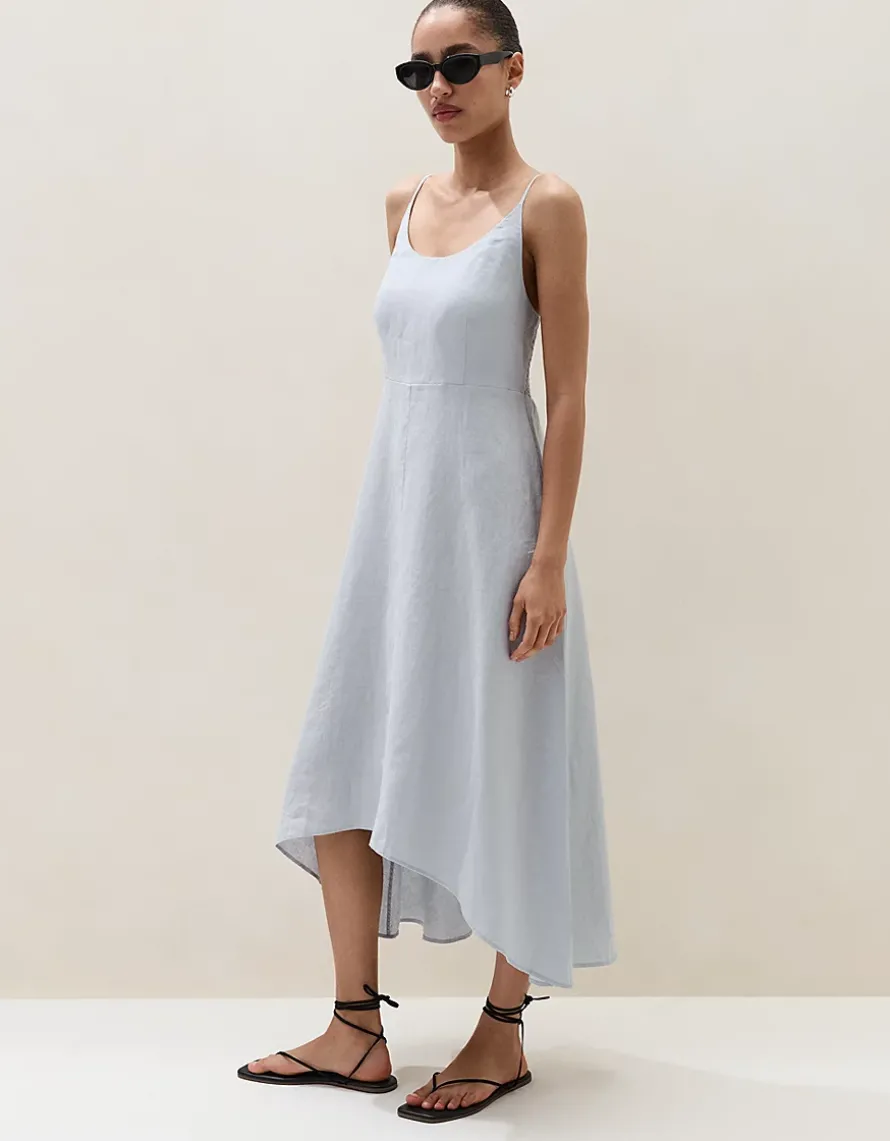 Linen Strappy Dress