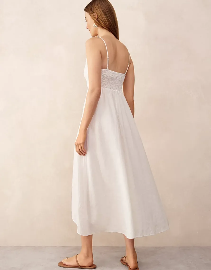 Linen Strappy Dress