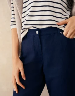 Linen Tapered Brompton Trousers