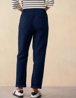 Linen Tapered Brompton Trousers