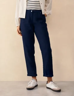 Linen Tapered Brompton Trousers