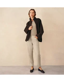 Linen Tapered Brompton Trousers