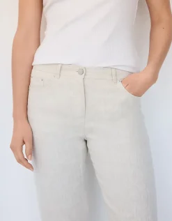 Linen Tapered Brompton Trousers
