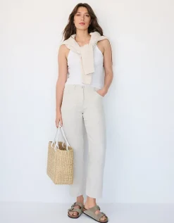Linen Tapered Brompton Trousers
