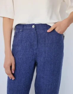 Linen Tapered Brompton Trousers