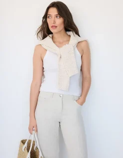Linen Tapered Brompton Trousers
