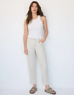 Linen Tapered Brompton Trousers