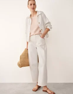 Linen Tie Back Sleeveless Top