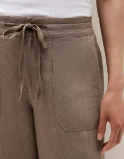 Linen Wide Leg Trousers