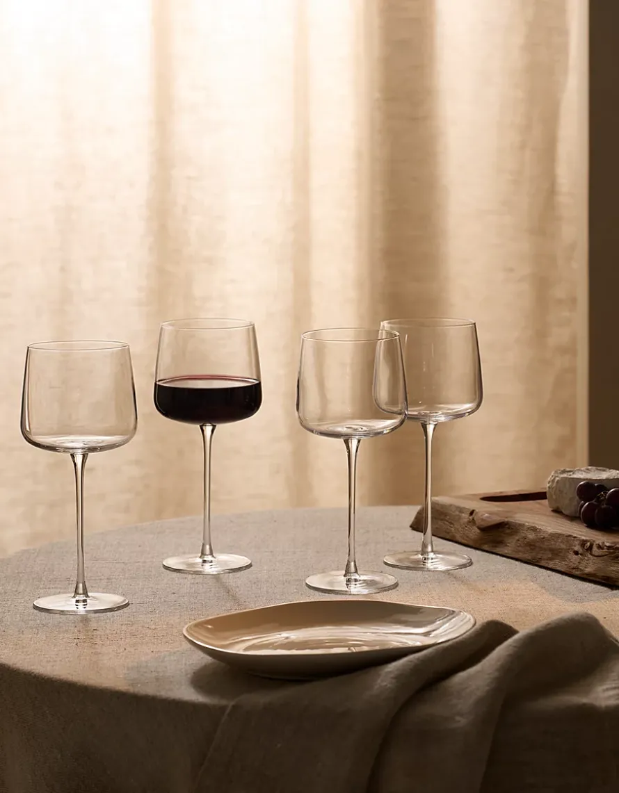 LSA International Metropolitan Red Wine Glasses – Set of 4