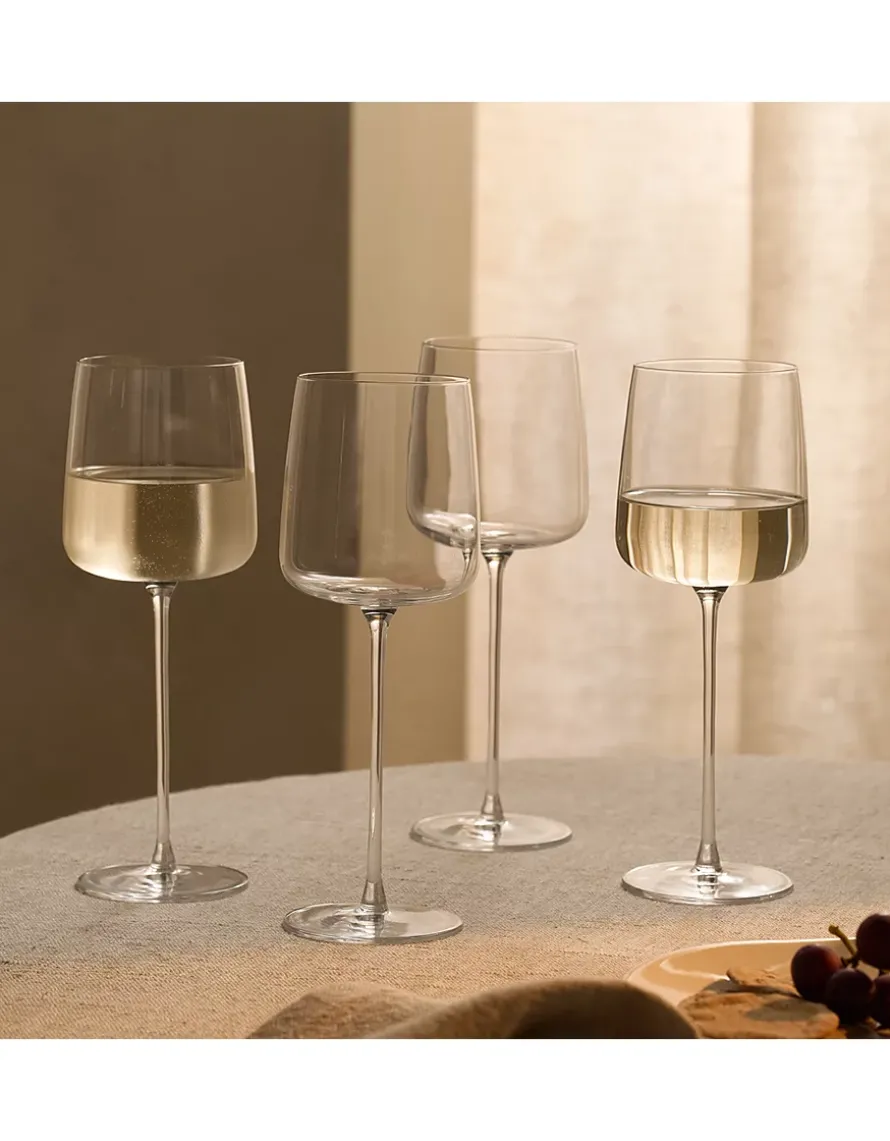 LSA International Metropolitan White Wine Glasses – Set of 4