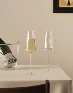 LSA International Wine Culture Champagne Flute Glasses – Set of 2