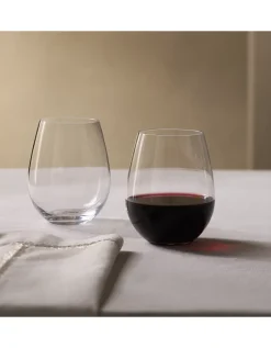 LSA International Wine Stemless Red Wine Glasses – Set of 2