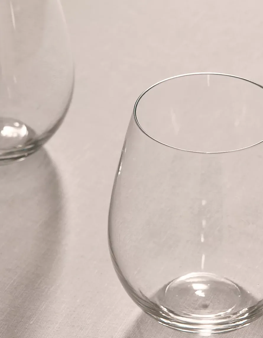LSA International Wine Stemless Red Wine Glasses – Set of 2