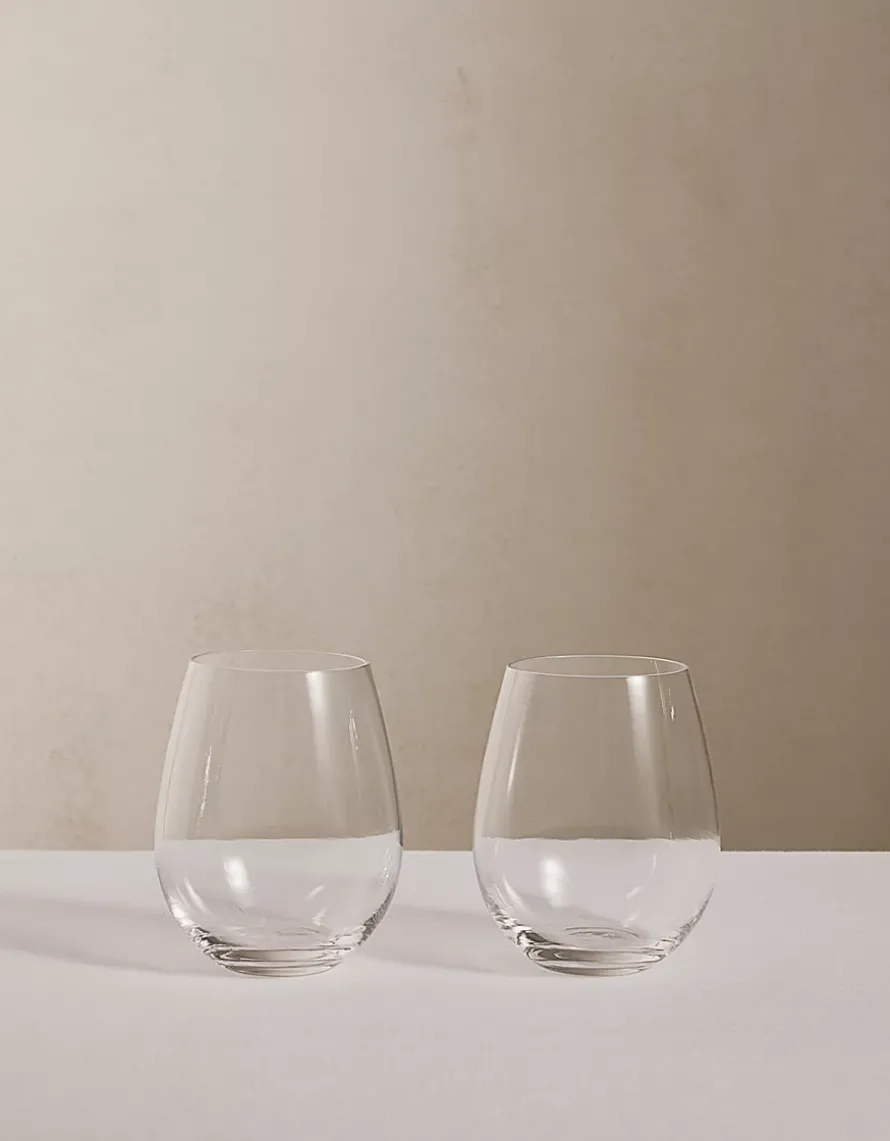 LSA International Wine Stemless Red Wine Glasses – Set of 2