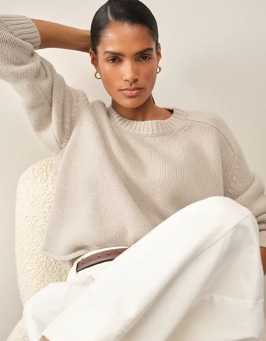 Luxury Cashmere Boxy Jumper
