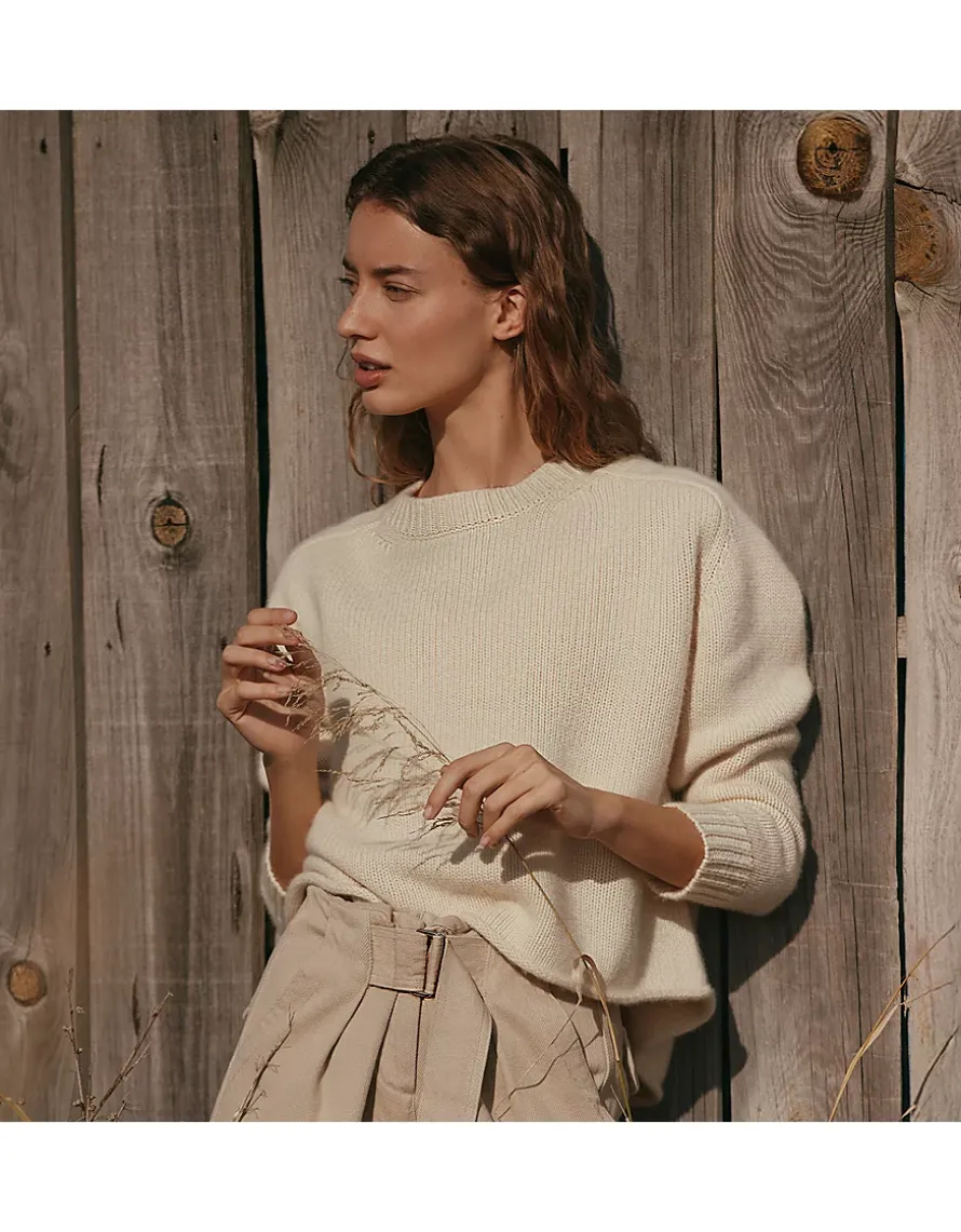Luxury Cashmere Boxy Jumper