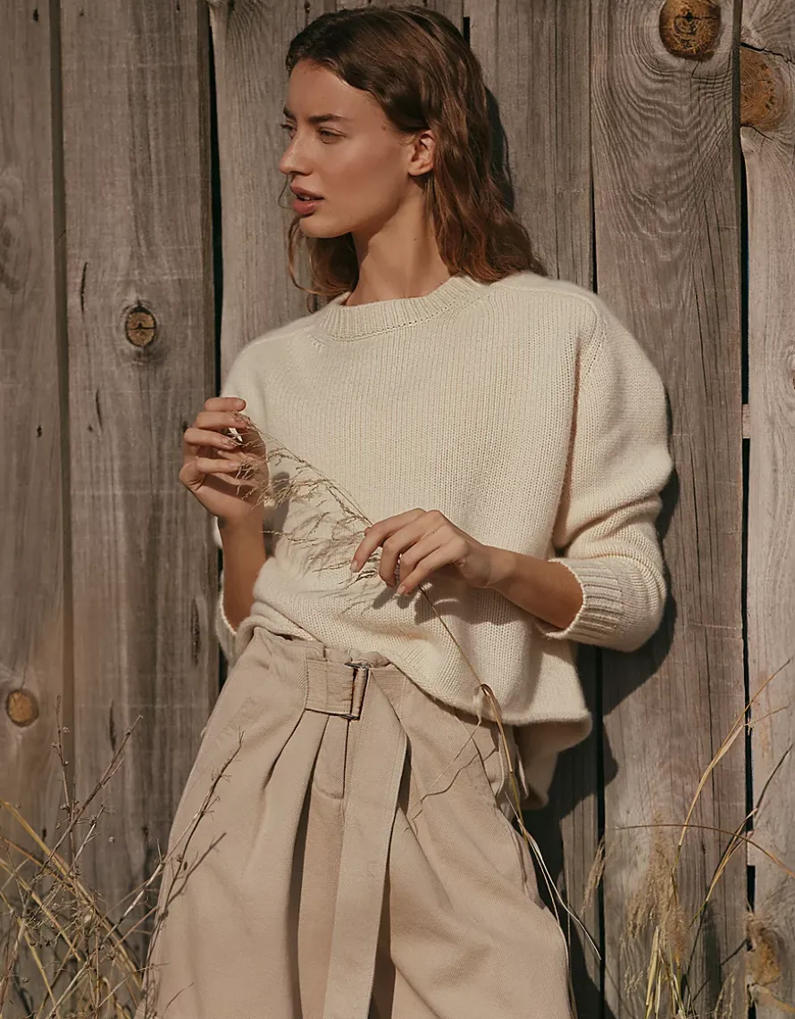 Luxury Cashmere Boxy Jumper