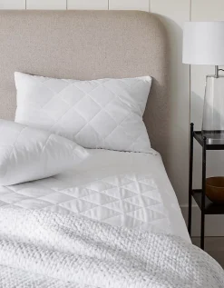 Luxury Pure Cotton Quilted Deep Mattress Protector