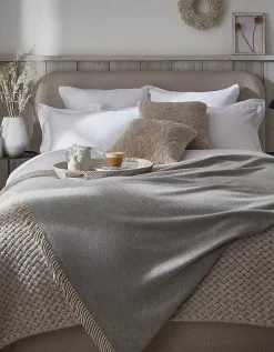 Luxury Wool Cashmere Throw