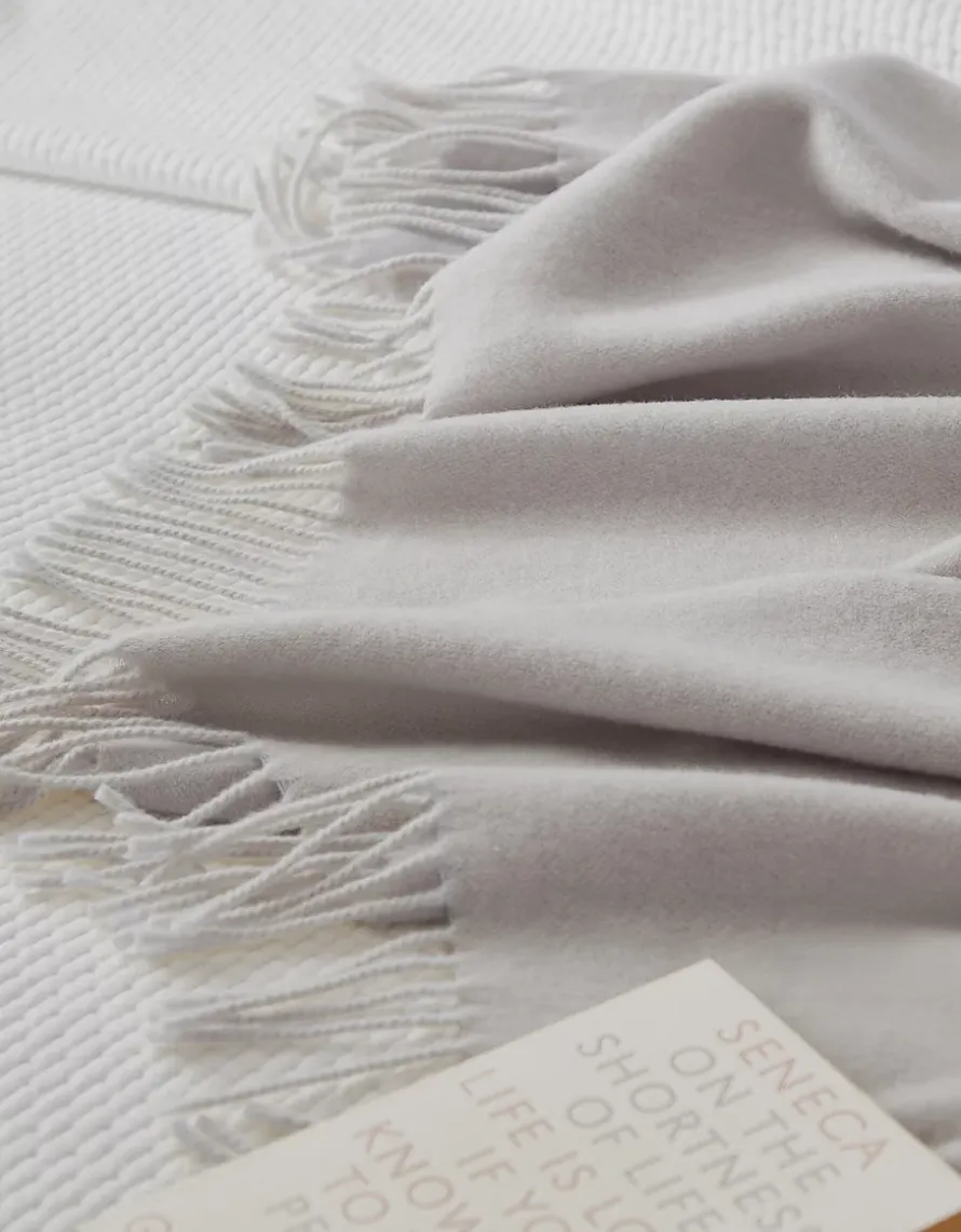 Luxury Wool Cashmere Throw