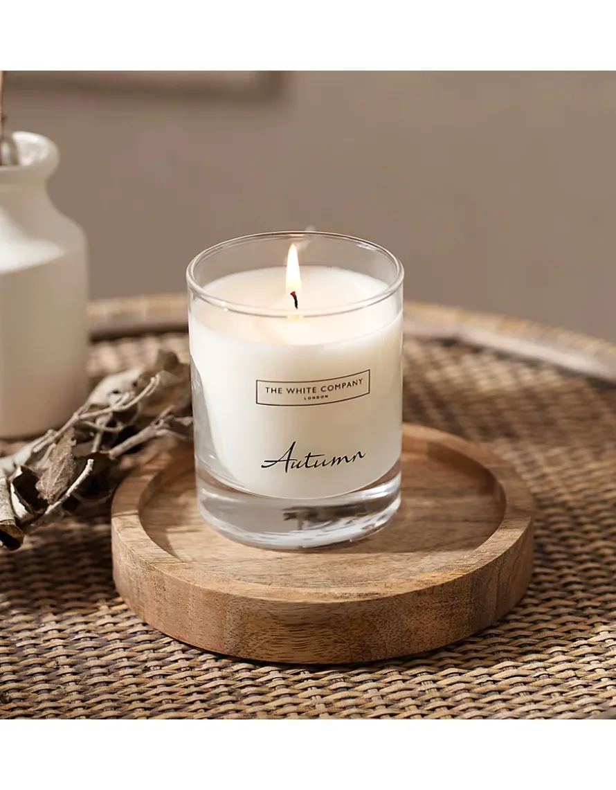 Mango Wood Candle Plate – Medium
