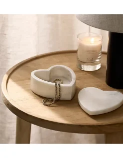 Marble Heart Trinket Box