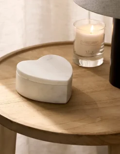 Marble Heart Trinket Box