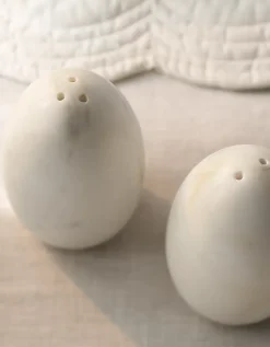 Marble Salt & Pepper Shakers