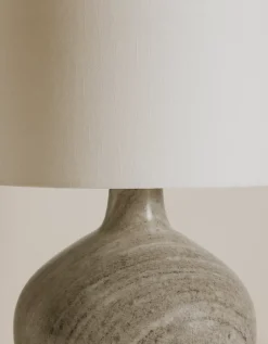 Marlow Marble Round Table Lamp