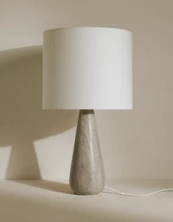 Marlow Marble Teardrop Table Lamp