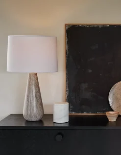 Marlow Marble Teardrop Table Lamp