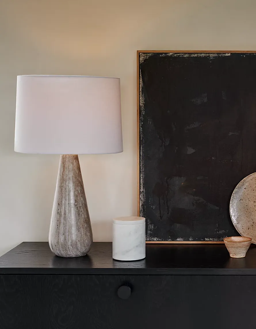 Marlow Marble Teardrop Table Lamp