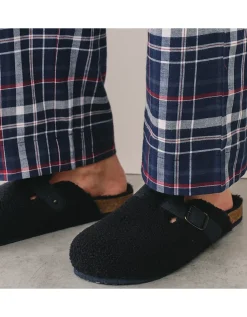 Men's Borg Corkbed Mule Slippers