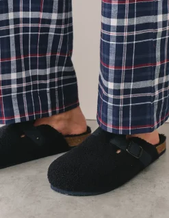 Men's Borg Corkbed Mule Slippers