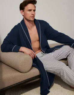 Men's Cotton Jersey Robe