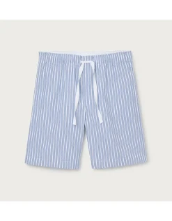 Mens Organic Cotton Poplin Stripe Shorts