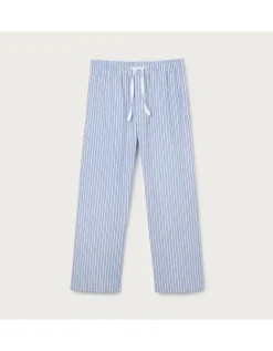 Mens Organic Cotton Poplin Stripe Pull On