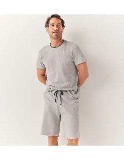 Men's Rib Trim Pyjama Shorts