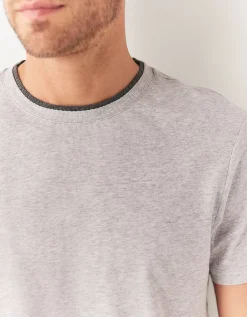 Men's Rib Trim Pyjama Top