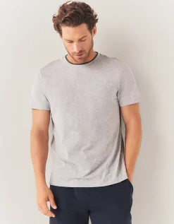Men's Rib Trim Pyjama Top