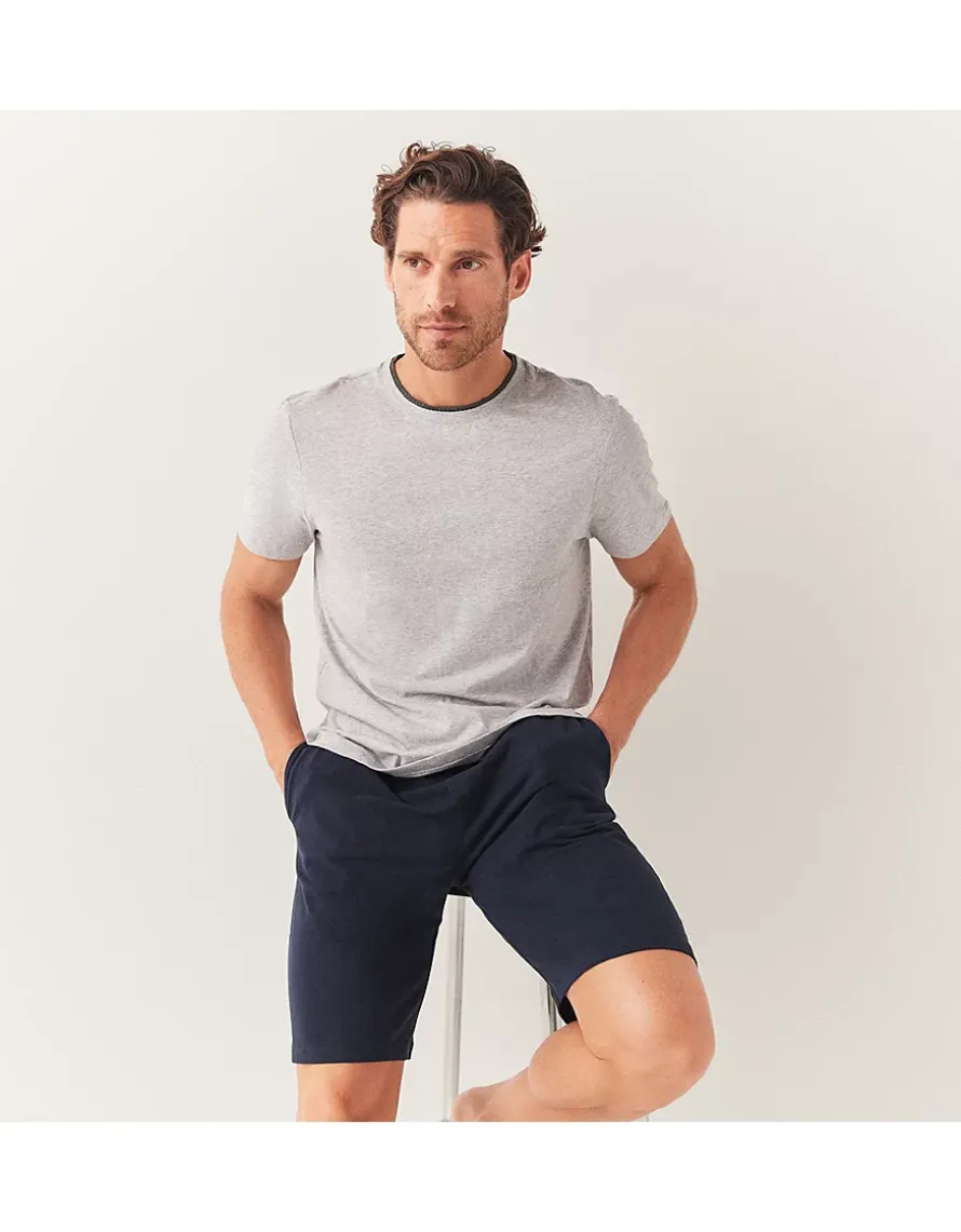 Men's Rib Trim Pyjama Top