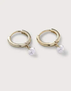Mini Gem Huggie Earrings