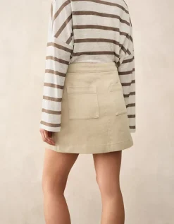 Mini Skirt with Patch Pockets
