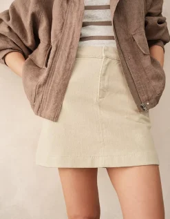 Mini Skirt with Patch Pockets