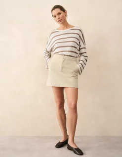 Mini Skirt with Patch Pockets