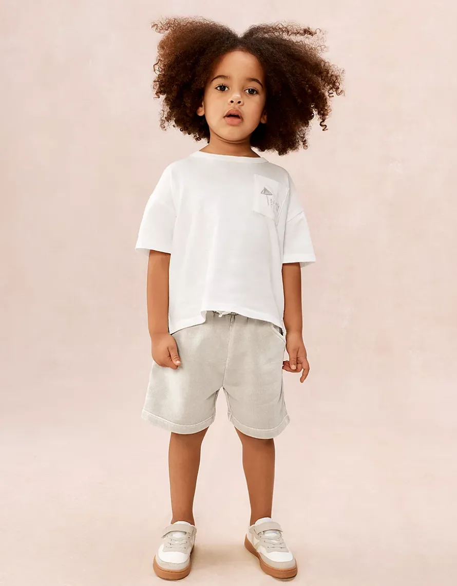 Organic Cotton Beach Club T-Shirt & Shorts Set (0–4yrs)