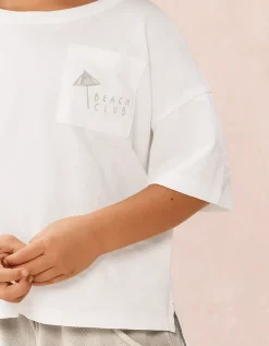 Organic Cotton Beach Club T-Shirt & Shorts Set (0–4yrs)
