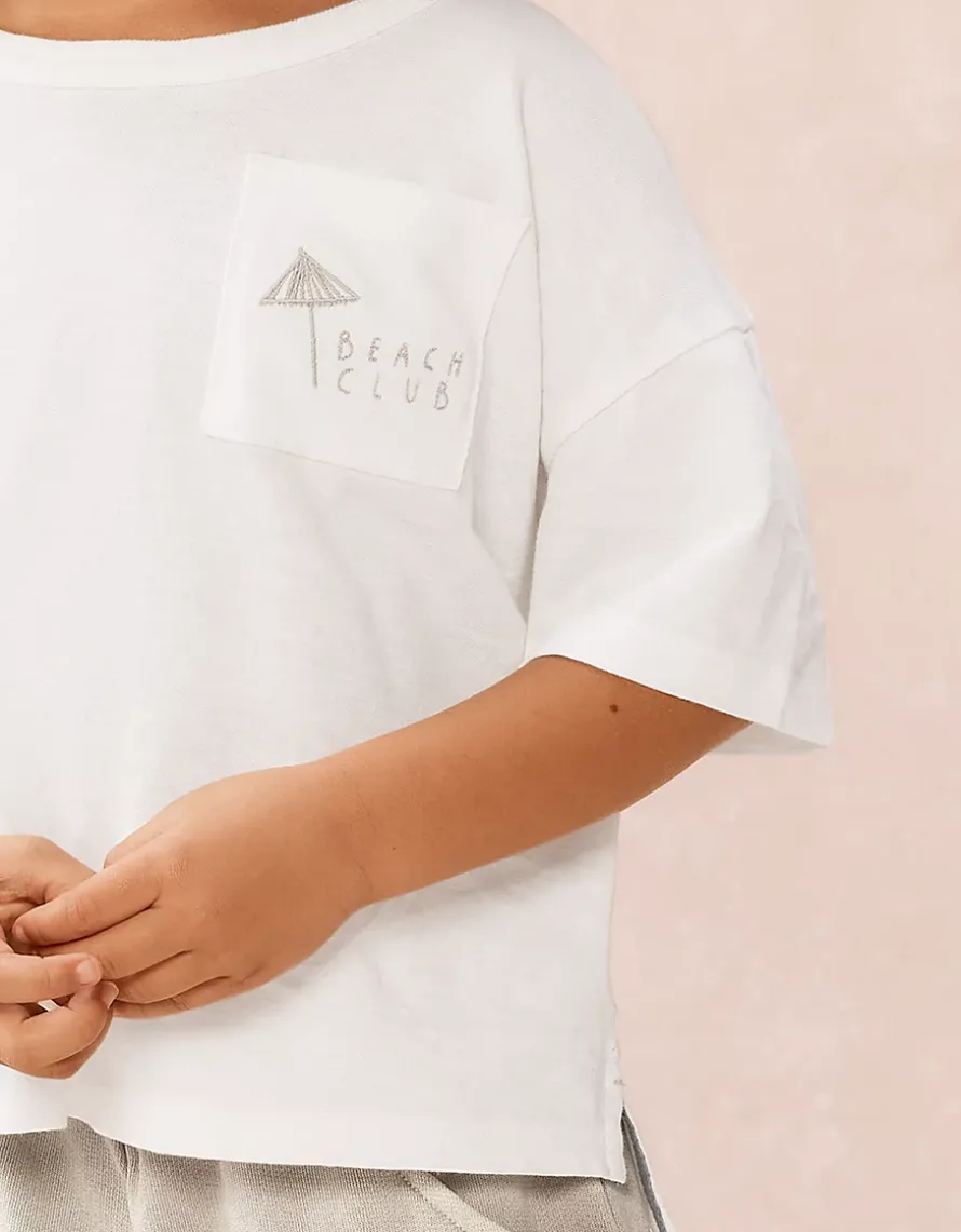 Organic Cotton Beach Club T-Shirt & Shorts Set (0–4yrs)